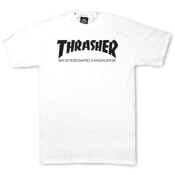 Thrasher T-Shirt Skate Mag White