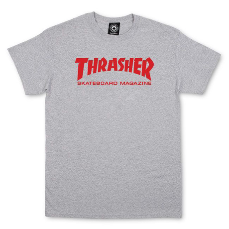 Thrasher T-Shirt Skate Mag Grey