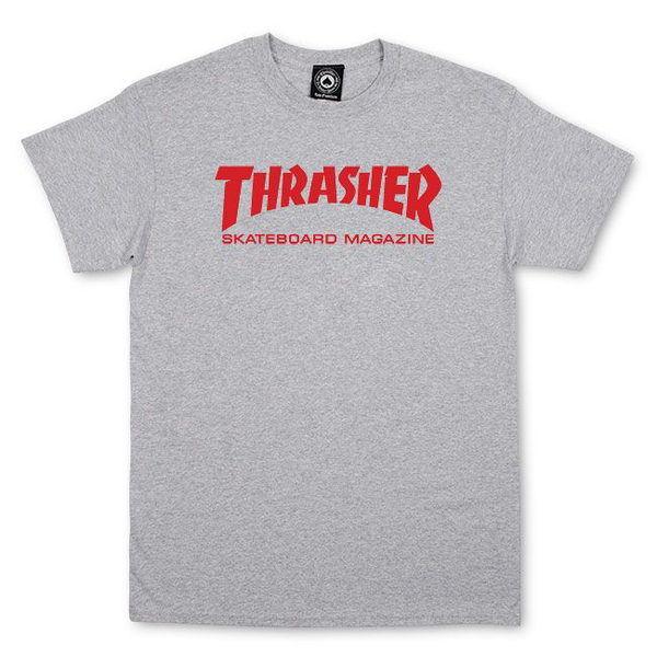 Thrasher T-Shirt Skate Mag Grey