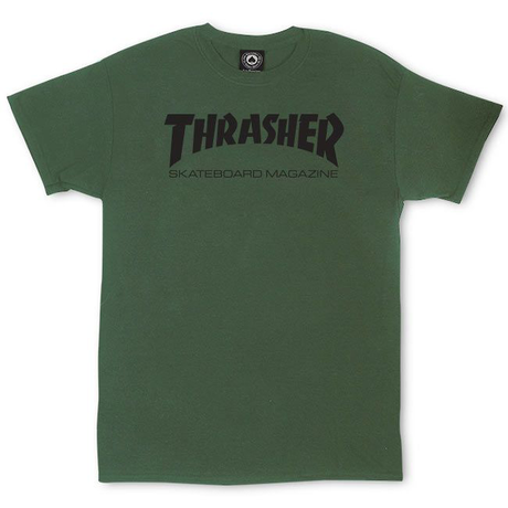 Thrasher T-Shirt Skate Mag Army