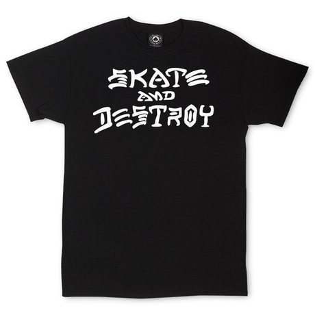 Thrasher T-Shirt Skate & Destroy Black