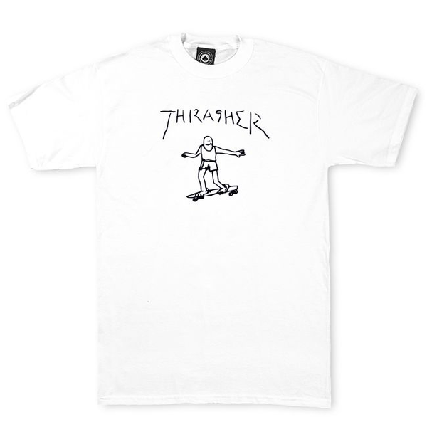 Thrasher T-Shirt Gonz White Black