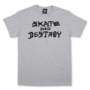 Thrasher T-Shirt Skate & Destroy Grey
