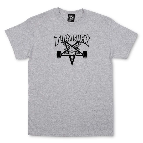 Thrasher T-Shirt Skate Goat Grey