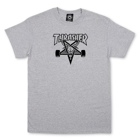 Thrasher T-Shirt Skate Goat Grey