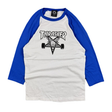 Thrasher T-Shirt Skate Goat Raglan White Blue