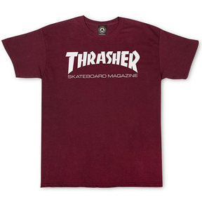 Thrasher T-Shirt Skate Mag Maroon