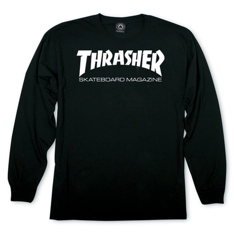 Thrasher T-Shirt Skate Mag Ls Black