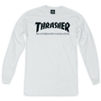 Thrasher T-Shirt Skate Mag Ls White