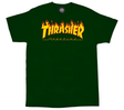 Thrasher T-Shirt Flame Forest Green