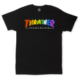 Thrasher T-Shirt Rainbow Mag Ss Black