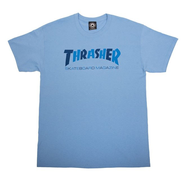Thrasher T-Shirt Checkers Carolina Blue