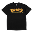 Thrasher T-Shirt Fire Logo Ss Black