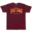 Thrasher T-Shirt Truck 1 Ss Maroon