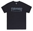 Thrasher T-Shirt Outlined Black Black