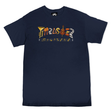 Thrasher T-Shirt Fillmore Logo Ss Navy