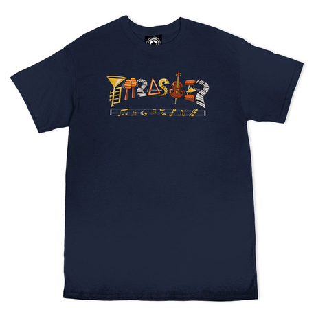 Thrasher T-Shirt Fillmore Logo Ss Navy