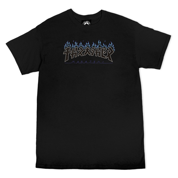 Thrasher T-Shirt Godzilla Charred Ss Black