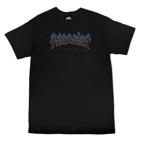Thrasher T-Shirt Godzilla Charred Ss Black
