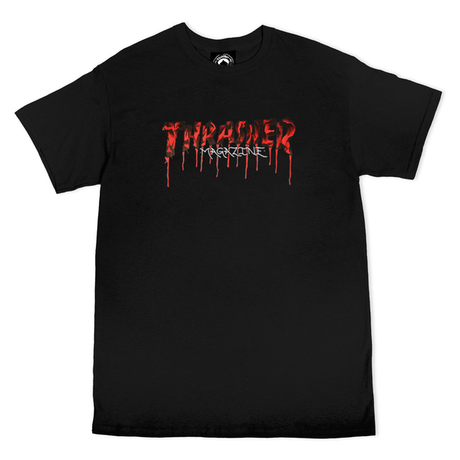 Thrasher T-Shirt Blood Drip Ss Black