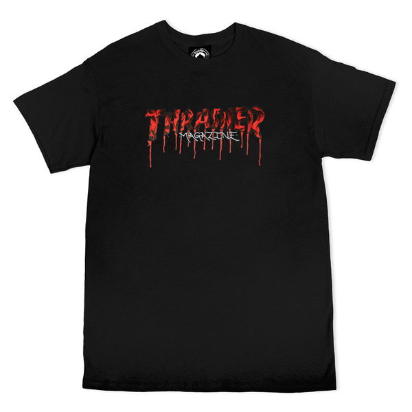 Thrasher T-Shirt Blood Drip Ss Black