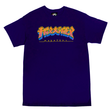 Thrasher T-Shirt Godzilla Burst Ss Navy