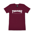 Thrasher T-Shirt Wo Skate Mag Maroon