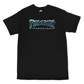 Thrasher T-Shirt Black Ice Black