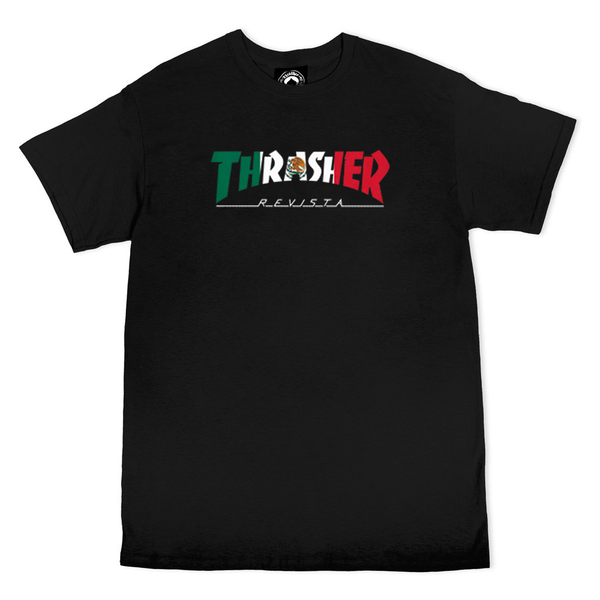Thrasher T-Shirt Mexico Ss Black