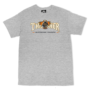 Thrasher T-Shirt Fortune Logo Ss Ash Gray