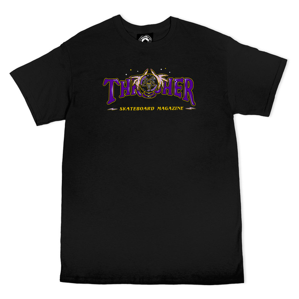 Thrasher T-Shirt Fortune Logo Ss Black