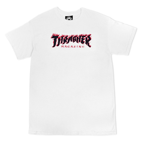 Thrasher T-Shirt Possessed Logo Ss White