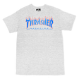 Thrasher T-Shirt Flame Ash Grey