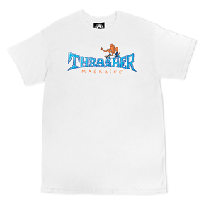 Thrasher T-Shirt Gonz Thumbs Up Ss White