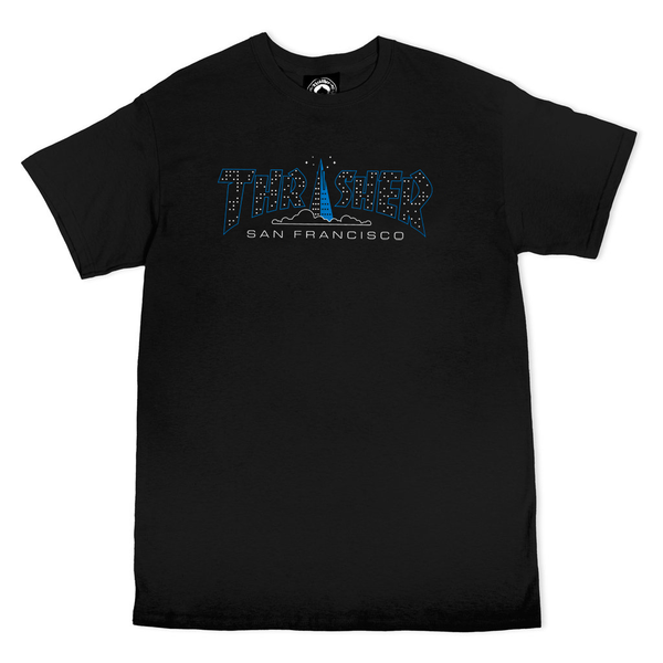 Thrasher T-Shirt Pyramid Ss Black