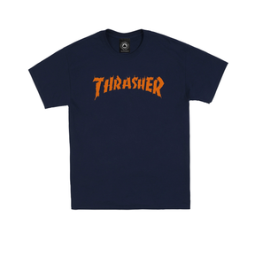 Thrasher T-Shirt Burn It Down Ss Navy