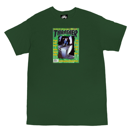 Thrasher T-Shirt Fred Gall 95 Cover Forest Green