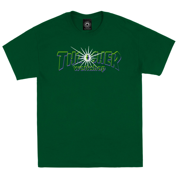Thrasher T-Shirt Thrasher X Aws Nova Forest Green