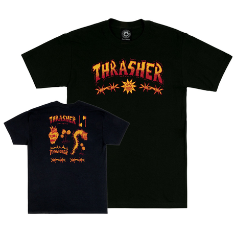 Thrasher T-Shirt Sketch Black