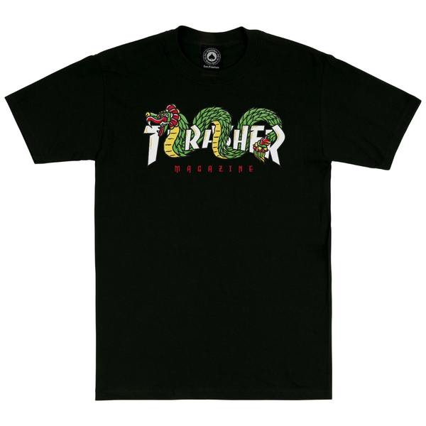 Thrasher T-Shirt Aztec Black