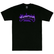 Thrasher T-Shirt Airbrush Black Purple