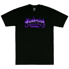 Thrasher T-Shirt Airbrush Black Purple