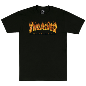 Thrasher T-Shirt Inferno Black