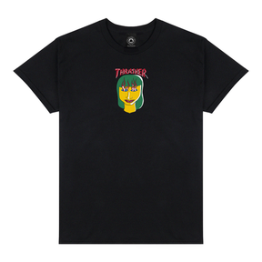 Thrasher T-Shirt Talk Shit By Gonz Black