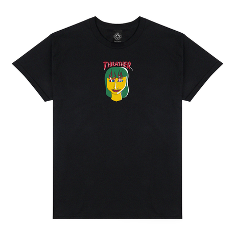 Thrasher T-Shirt Talk Shit By Gonz Black