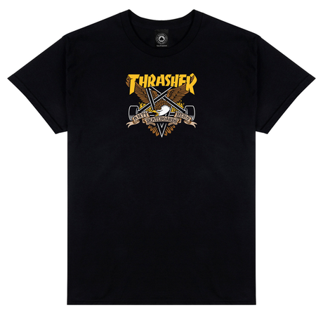 Thrasher T-Shirt Eaglegram Black