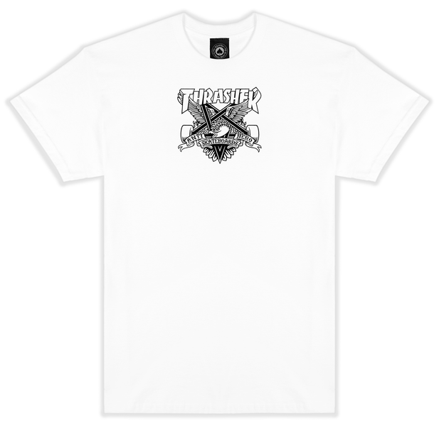 Thrasher T-Shirt Eaglegram White