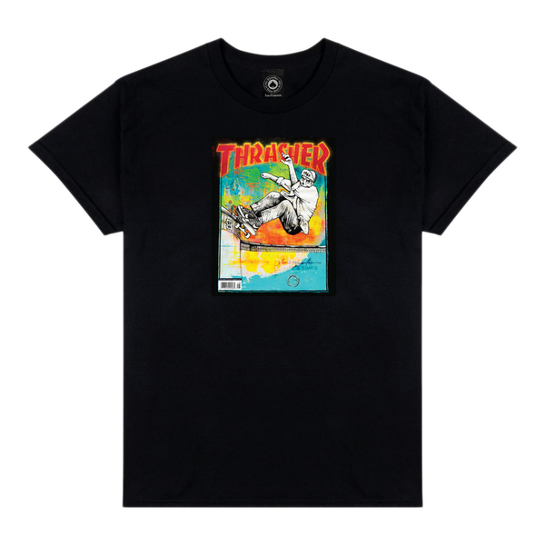 Thrasher T-Shirt Lance Cover Ss Black