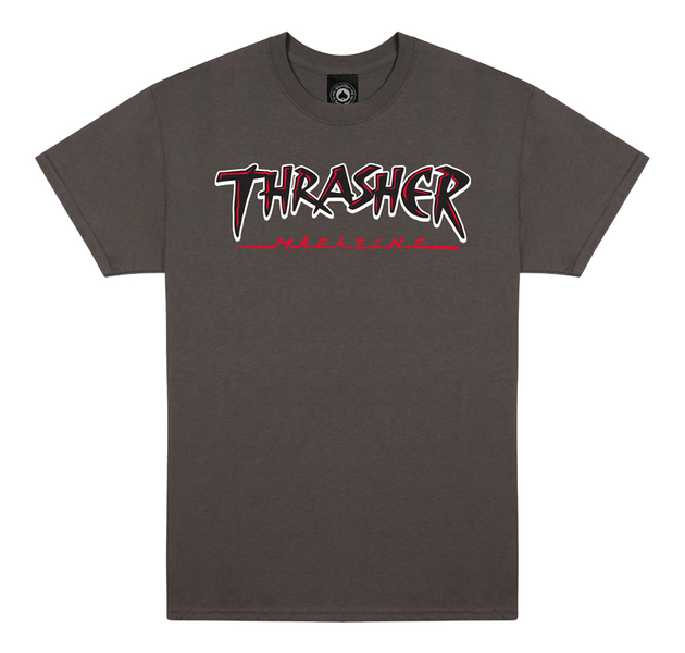 Thrasher T-Shirt Slash Charcoal