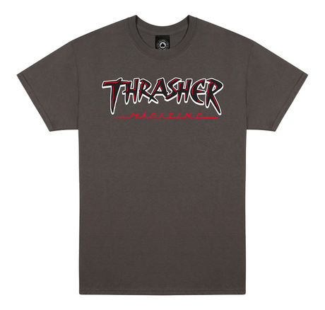 Thrasher T-Shirt Slash Charcoal